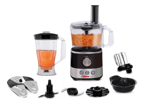 Imagen 2 de 7 de Multiprocesadora Liliana Fullpros Am790 1000w Negra