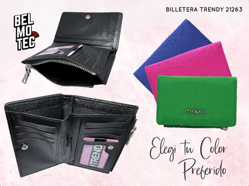 Billetera Mujer Chica Original Monedero Tarjetero Mini Dama