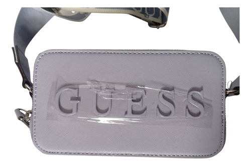 Guess Crossbody Azul Claro Para Mujer Nuevo Y Original Azul Claro Lisa Níquel Azul Claro