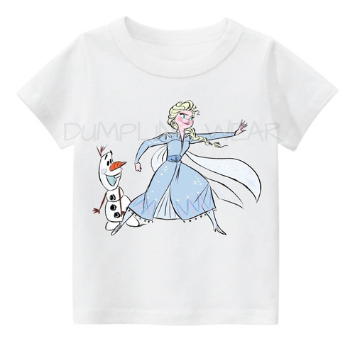 Remera Princesas Disney Nena Niña Infantil Algodón Premium
