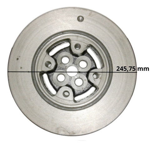 Polea Cigüeñal Motor Cummins Para Zanello 500-540-580