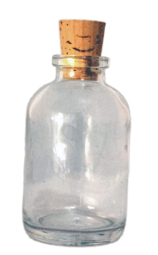 400 Mini Frascos De Vidrio 40 Ml. Recuerdo Con Corcho