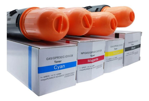 4 Toner Compatible Canon C5045 C5051 C5250 C5255 Gpr-30