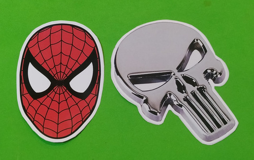 23 Calcomanías 10cm Marvel Spiderman Hulk Iron Man Flash