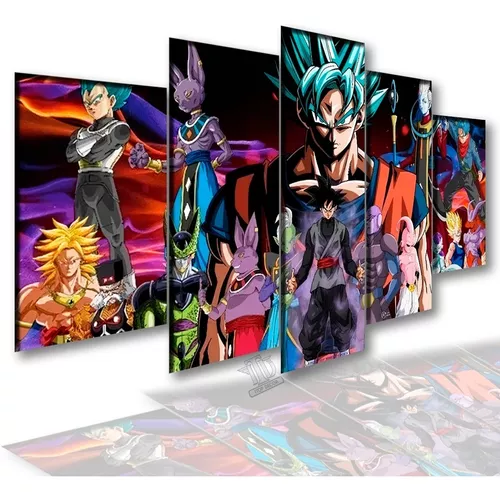 Quadro Decorativo Desenho Personagem Dragon Ball Z