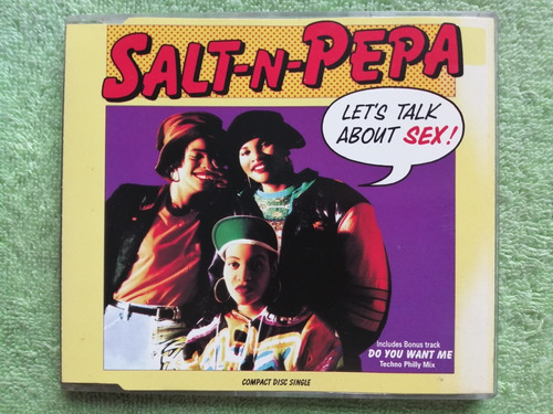 Eam Cd Maxi Single Salt N Pepa Let's Talk About Sex 1991 Rmx