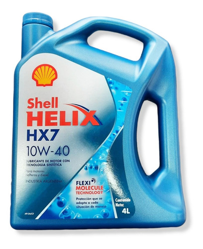 Aceite Shell Helix Hx7 10w-40 4 Litros Semi