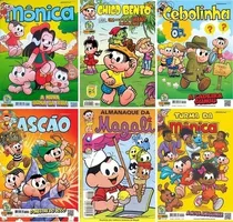 Comprar  Turma Da Mônica Kit Com 10 Gibis Novos Sem  Repetição.