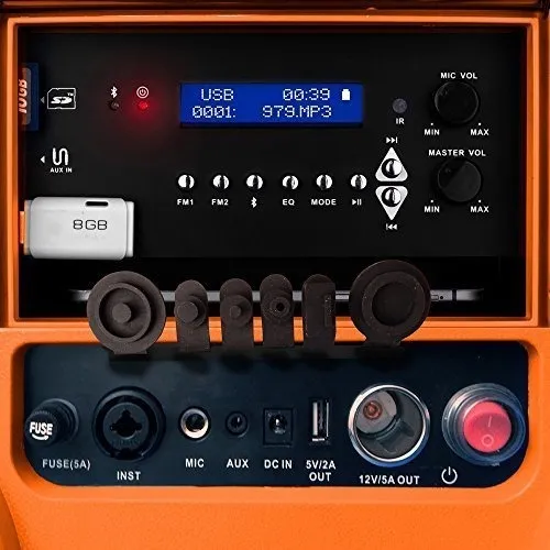 Altavoz Tunes2go Ca-e065o Koolmax Bluetooth (naranja).