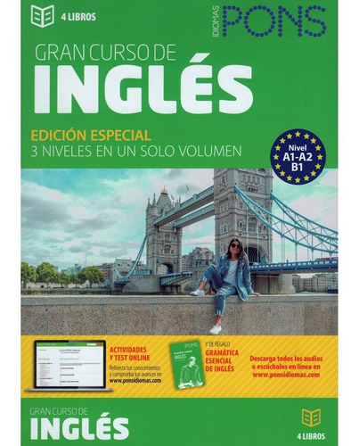 Gran Curso De Ingles, De Vv. Aa.. Editorial Pons Idiomas, Edición 1 En Español, 2019