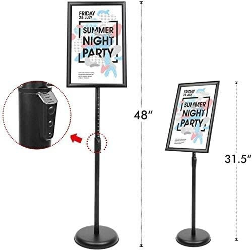 Yiyo Ajustable Pedestal Poster Sign Stand,8.5 X 11 Public...