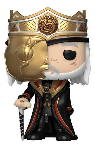 Funko Pop House Of Dragon Viserys Targaryen Con Mascara 15