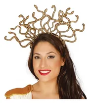 Comprar Tiara Arco Medusa\u002F Cleópatra Carnaval Festa Fantasia Cosplay Cor Marrom