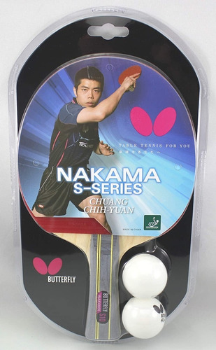 Raqueta De Tenis De Mesa Butterfly Nakama S-10