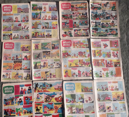 Lote X 10 Doble Clipping D Revista Anteojito * An Y Antifaz (Usado)