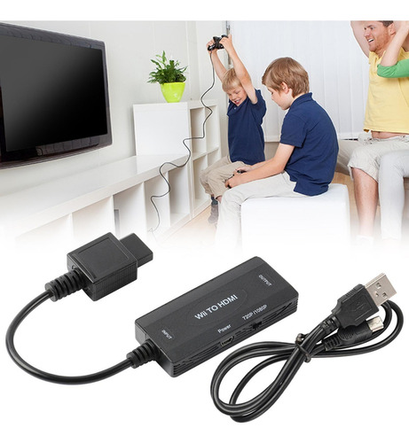 Convertidor Wii A 1080p 720p Compatible Con Todos Los