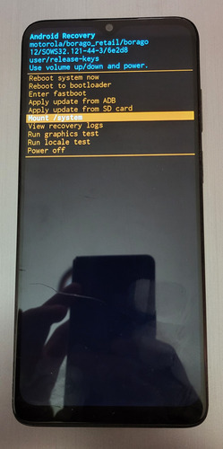 Celular Motorola E22i Con Detalle Negro (Usado)