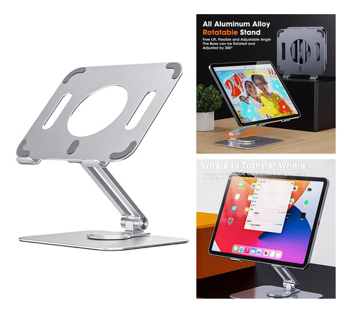 Soporte Para Tableta Soporte Portátil De Altura Ajustable