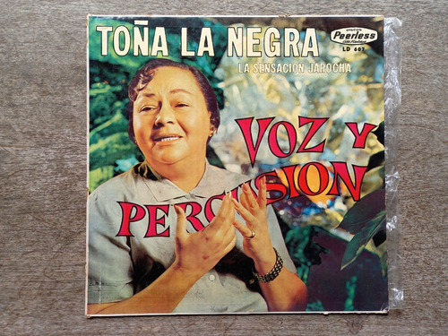 Disco Lp Toña La Negra - Voz Y Percusion (s/f) R10