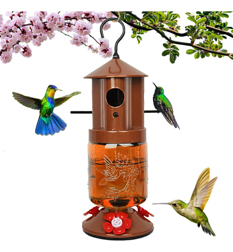 Bebedero De Colibrí Casa De Pájaros 26 Oz, Bebederos ...