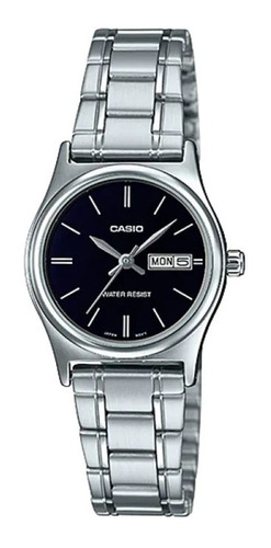 Reloj Casio Ltpv006d De Metal Resistente Al Agua Circuit