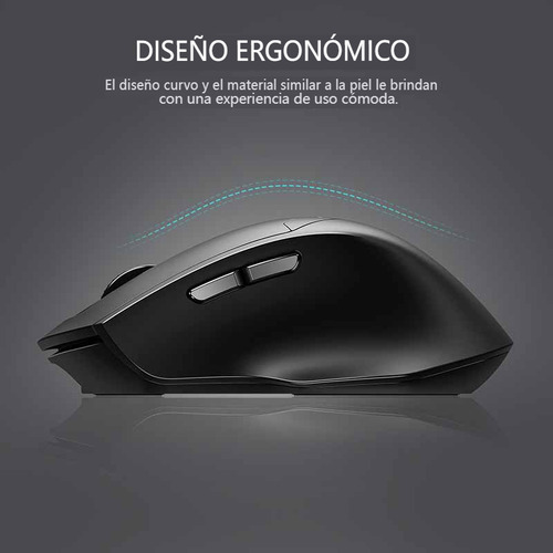 Mouse Inalámbrico Bluetooth Recargable Gamer Ergonomico 2.4g