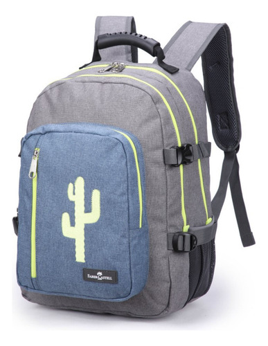 Mochila Wanderer Gris / Amarillo Cactus