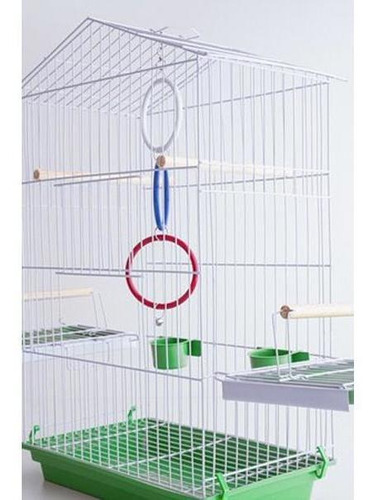 Imagem 3 de 5 de Gaiola Para Calopsita Mansa Contrera Luxo Epoxi Verde