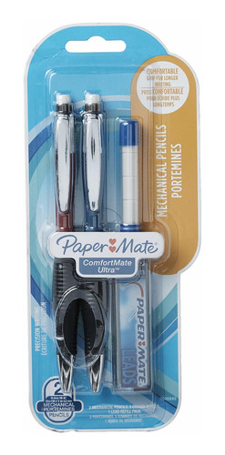 Portaminas 0.5mm Paper Mate Comfort Mate Ultra Set Hb #2 Ass