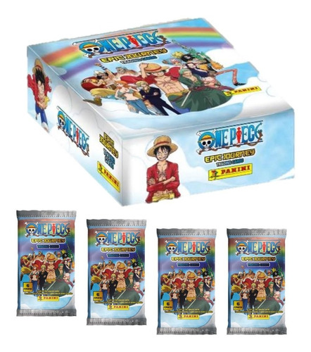 One Piece Boxset Tarjetas Panini 50 Sobres Trading Card