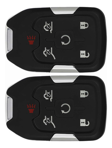 Ocpty 2 Pcs Flip Key Entry Remote Control Uncut Key Fob(shel