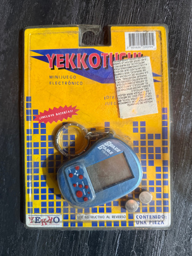 Yekkotuchi Mini Juego Vintage Bootleg Llavero Space Azul (Usado)