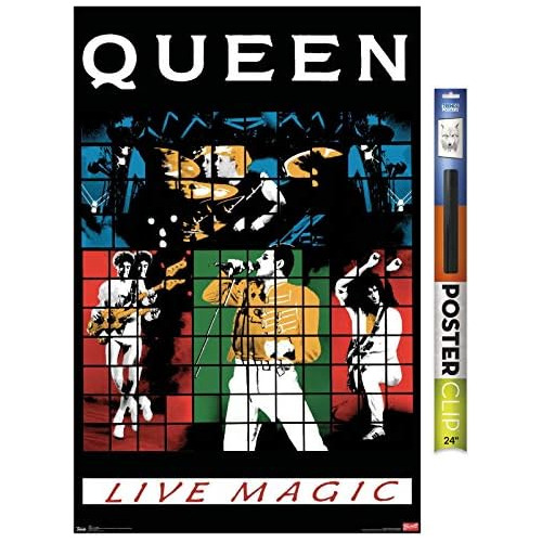 Póster Mural Queen Live Magic, 22.375  X 34 , Paquete ...