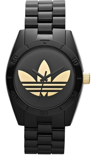 Relógio adidas Originals Santiago Adh2798/z - Preto/ Dourado