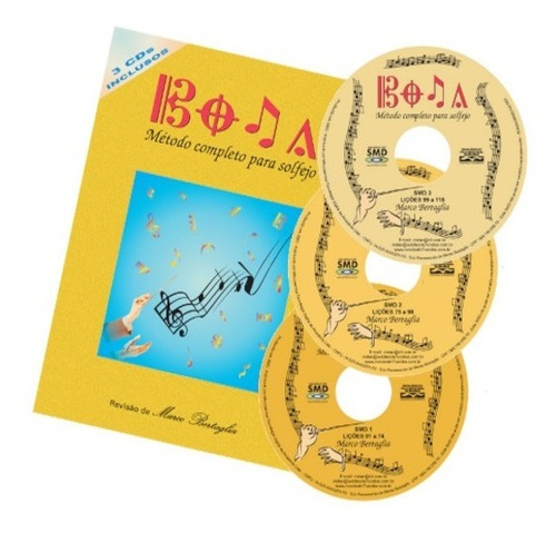 Método Bona Musical Com 3 Cds