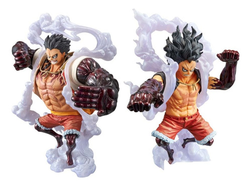 Juego De 4 Figuras Monkey D. Luffy Boundman Y Snakeman