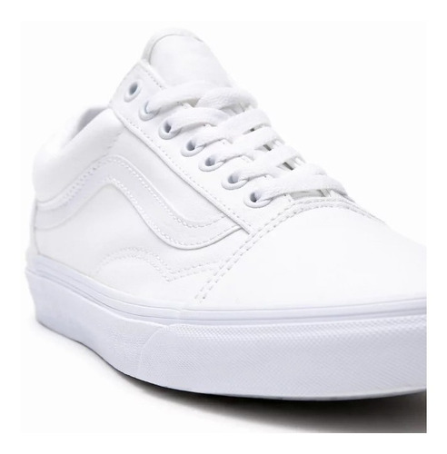 Imagen 3 de 8 de Zapatillas Vans Mod Old Skool Toda Blanca!!! 100% Original!!