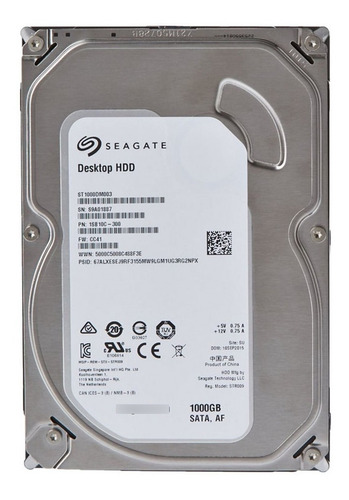 Disco Duro De 1tb De 3.5  Marca Seagate Modelo St1000dm003