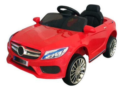 Mini Carro Elétrico Infantil Mercedes Bateria 6v Vermelho