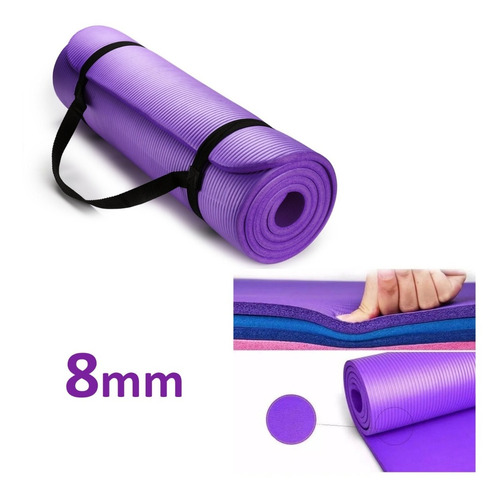 Colchoneta Yoga Pilates Fitness Gym Enrollable