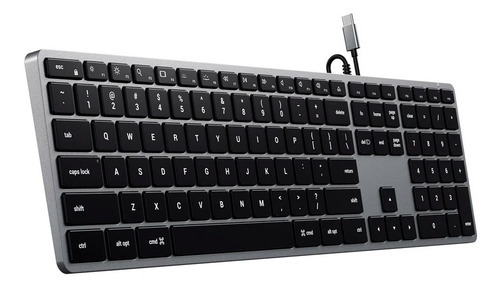 Imagen 6 de 10 de Teclado Aluminio Retroiluminado Usb C / Satechi Oficial
