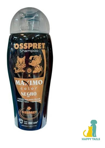 Shampoo Tonalizador Maximo Color Negro X 260 Cc Osspret