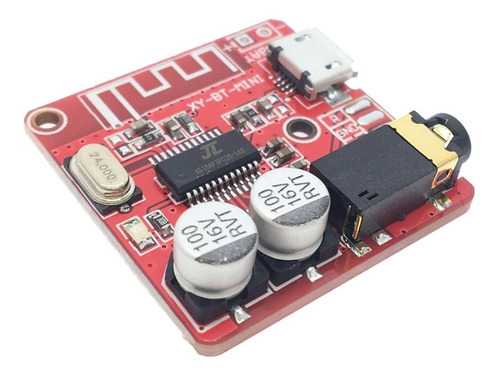 Amplificador Digital Stéreo 200wrms+ Placa D Áudio Bluetooth