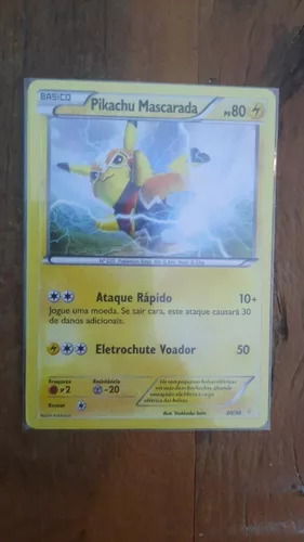 Carta Pokemon Raríssima Pikachu Mascarada