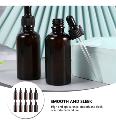 10 Botellas Cuentagotas Para Viajes, Botellas De Aceite Esen