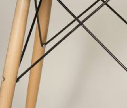 Imagen 7 de 10 de Mesa Dsw Eames Redonda Blanca Madera 120cm Outlet