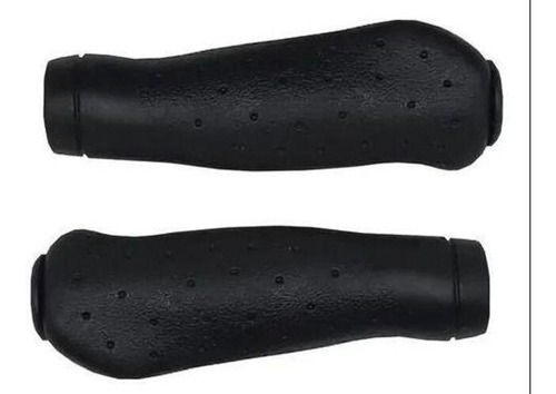 Manopla Anatômica Bicicleta Soft 135mm Punho Com Plug Zeray Cor Preto