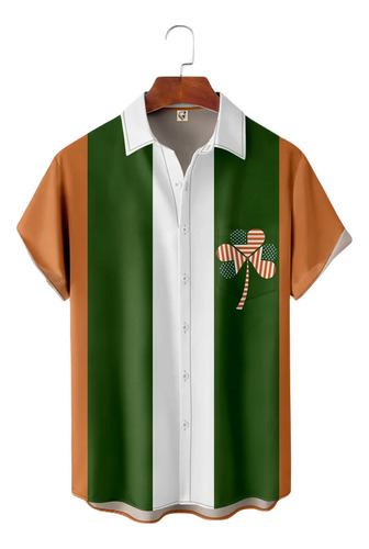 Ghb Camisa Hawaiana Unisex Del Día De San Patricio 15,