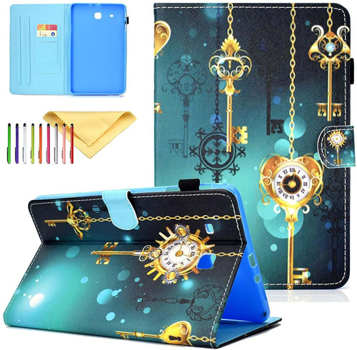 Galaxy Tab E .  Ase   Slim Lightweight Stand Wallet  As...