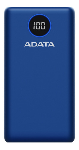 Banco De Poder Adata P20000qcd 20000 Mah Azul